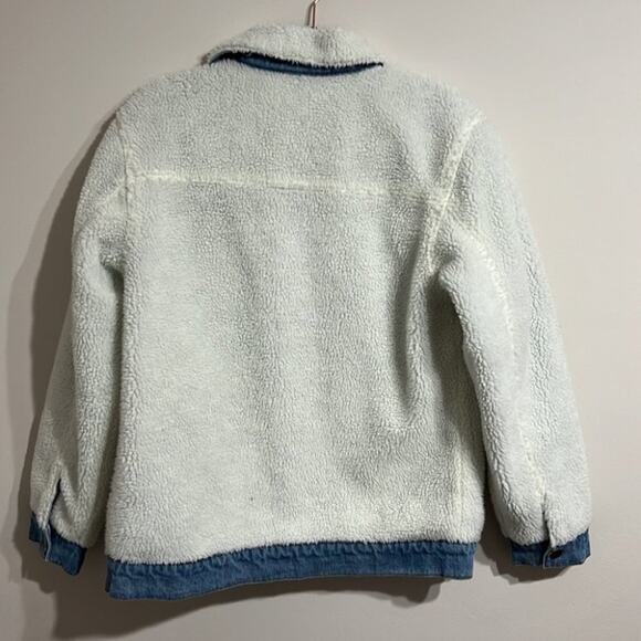 bp oversized reversible jean shacket jacket coat Size XXS Extra extra small - Picture 9 of 9